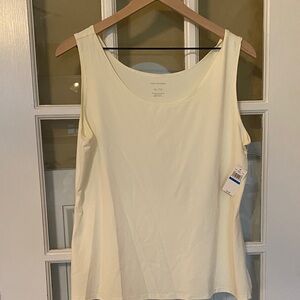 Van Heusen Women's Cream Tank Top